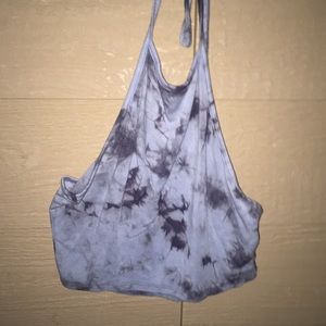 Full Tilt, Tye Dyed, Neck Tie, Super Cute Crop Top